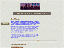 Tablet Screenshot of bgnational.com